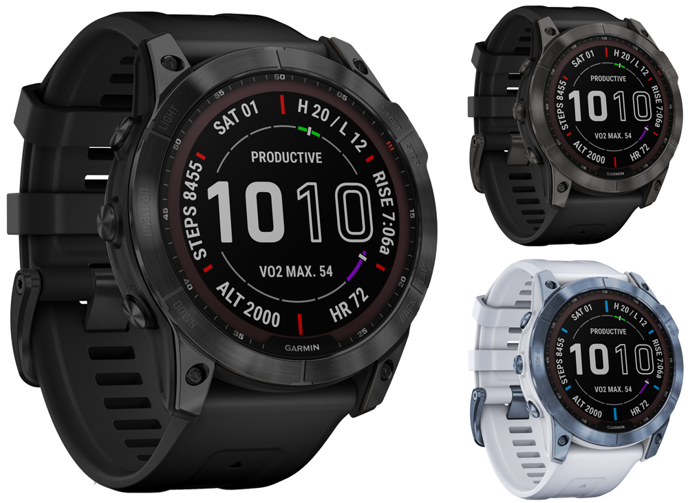 Garmin Fenix 7S SAPPHIRE SOLAR – GPS Multisport Smartwatch