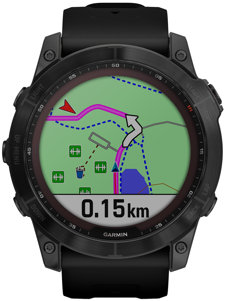 Garmin Fenix 7S SAPPHIRE SOLAR – GPS Multisport Smartwatch – Bild 5