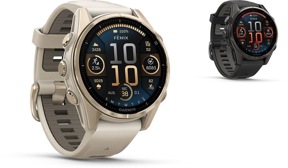 Garmin fēnix 8 – 43 mm AMOLED Sapphire – GPS Multisport Smartwatch