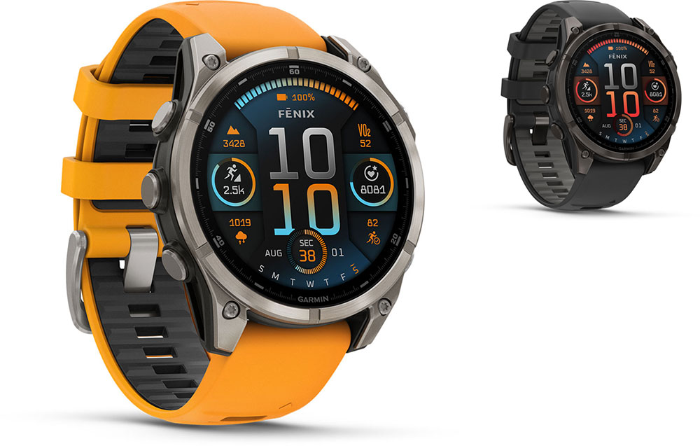 Garmin fēnix 8 – 47 mm AMOLED Sapphire – GPS Multisport Smartwatch