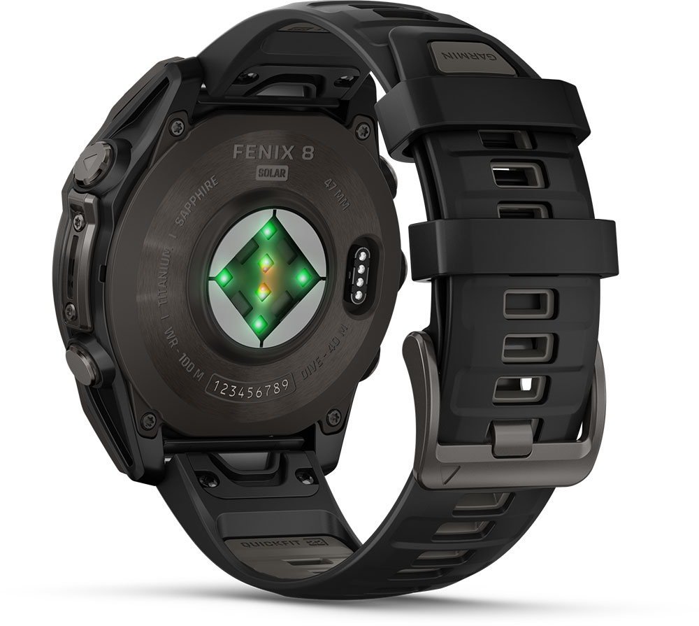 Garmin fēnix 8 – 47 mm Solar Sapphire – GPS Multisport Smartwatch – Bild 11