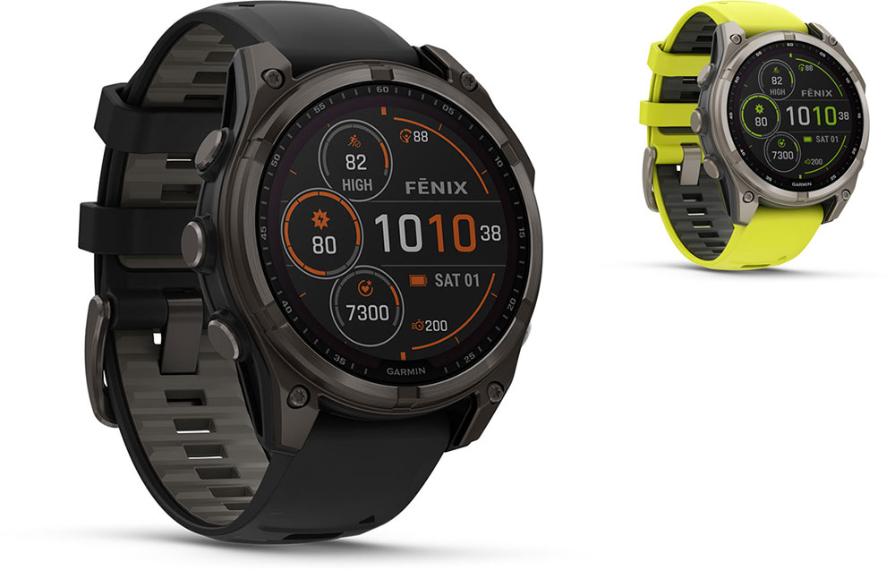Garmin fēnix 8 – 47 mm Solar Sapphire – GPS Multisport Smartwatch
