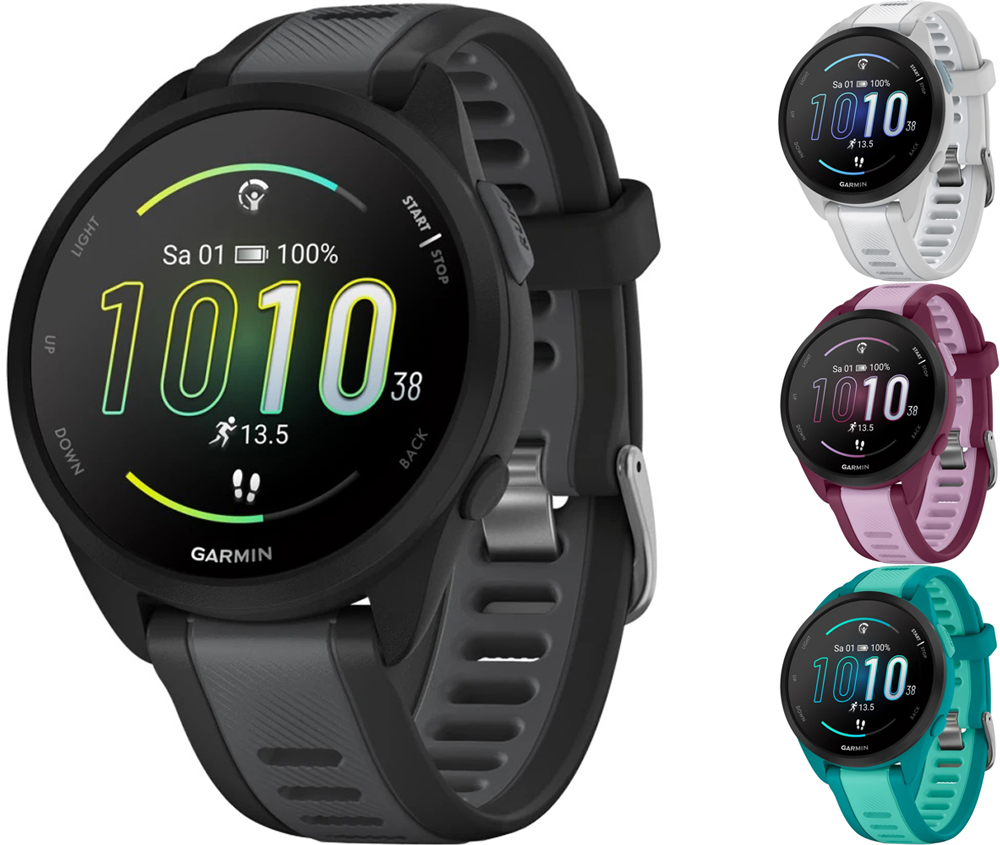 Garmin Forerunner 165 Music 39mm – GPS Multisport Smartwatch mit AMOLED-Display