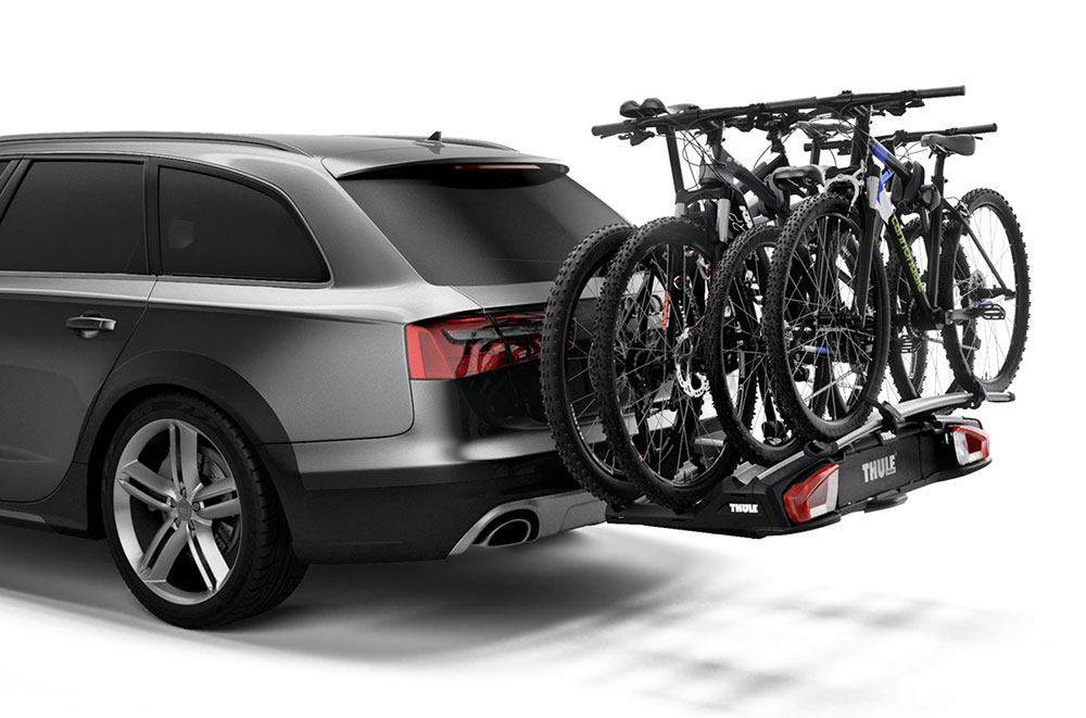 Thule VeloSpace XT 3 BLACK EDITION 939 – Vielseitiger Kupplungsträger für 3 Fahrräder – Bild 7